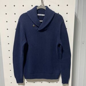 Bonobos Navy Blue Shawl Collar Sweater Size S